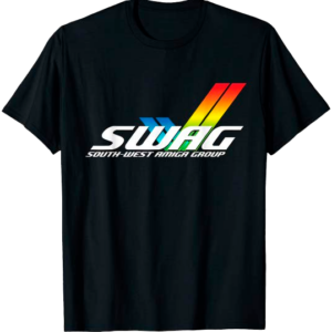 South West Amiga Group (White Logo) T-Shirt (Collect At SWAG)